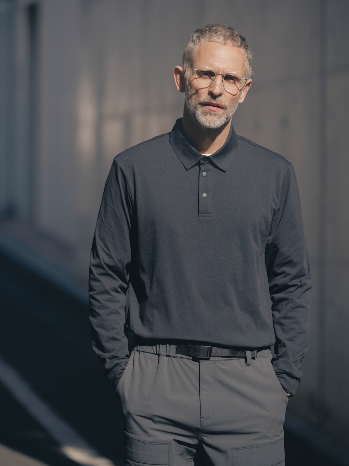 Corbusier Long Sleeve Polo