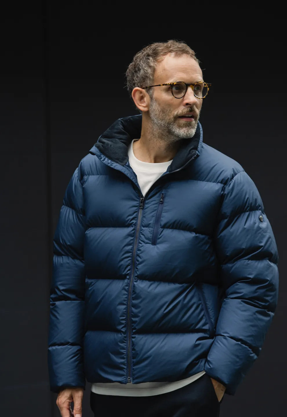 Winter stand-up collar zipper bread jacket 0983