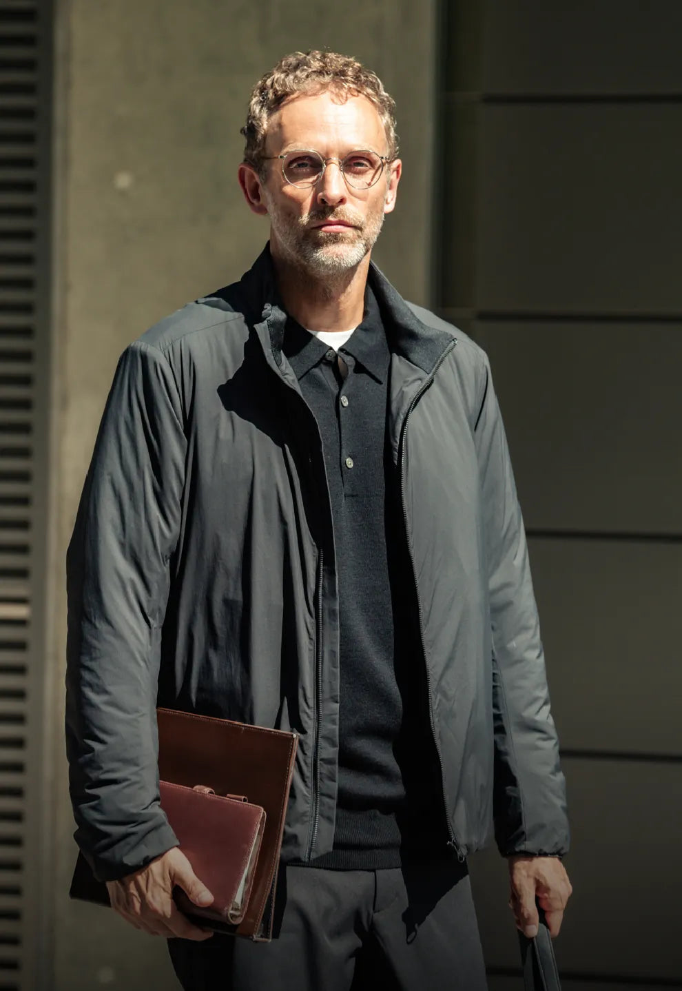 Winter stand-up collar zipper bread jacket 0982