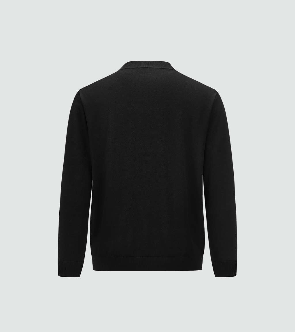 Art Mock-Neck Sweater