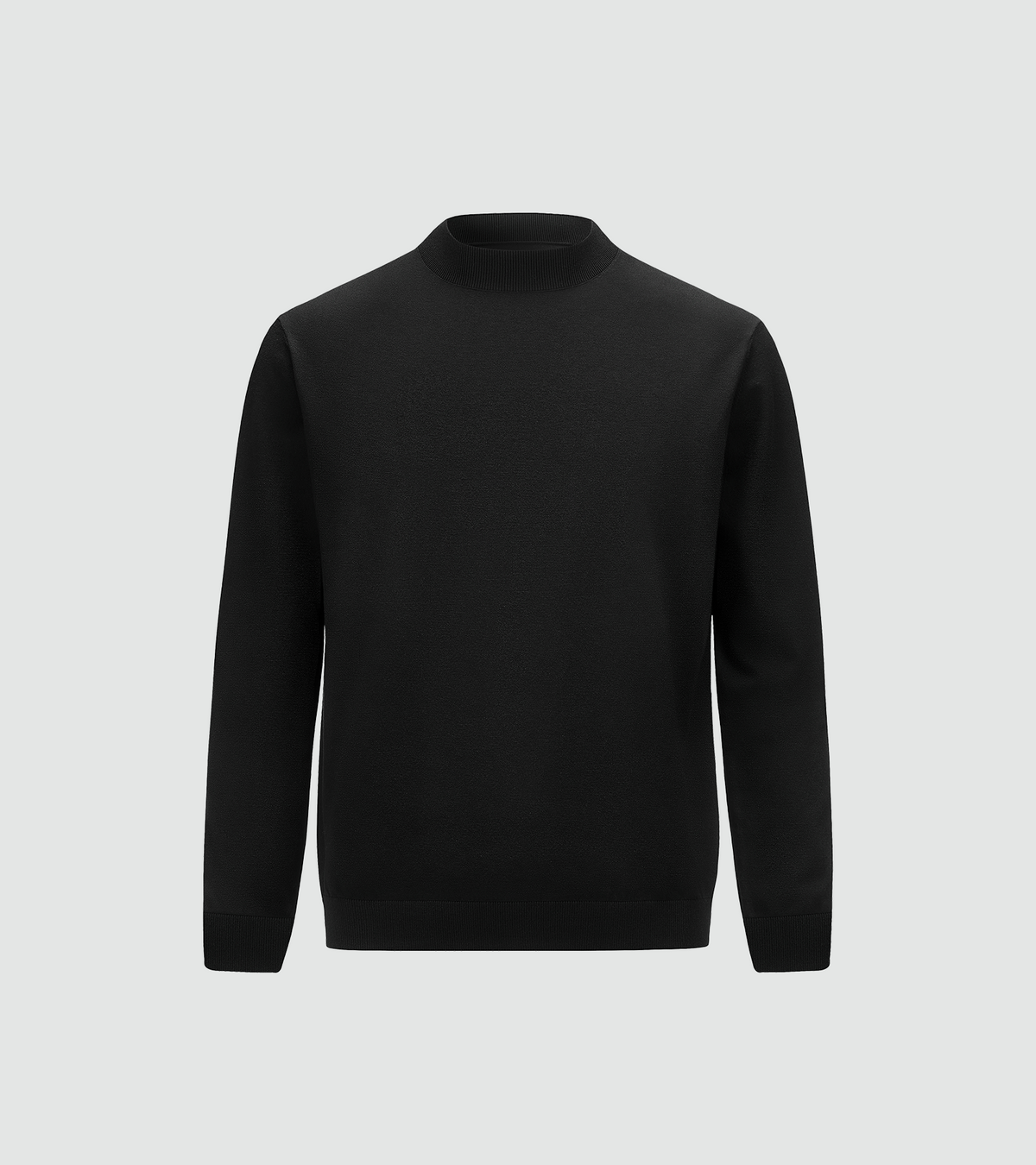 Art Mock-Neck Sweater