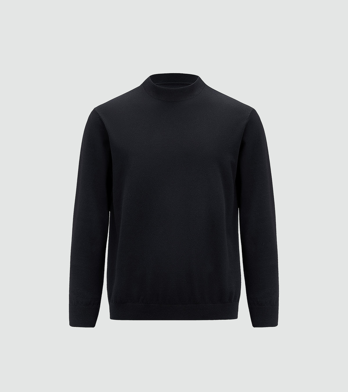 Art Mock-Neck Sweater