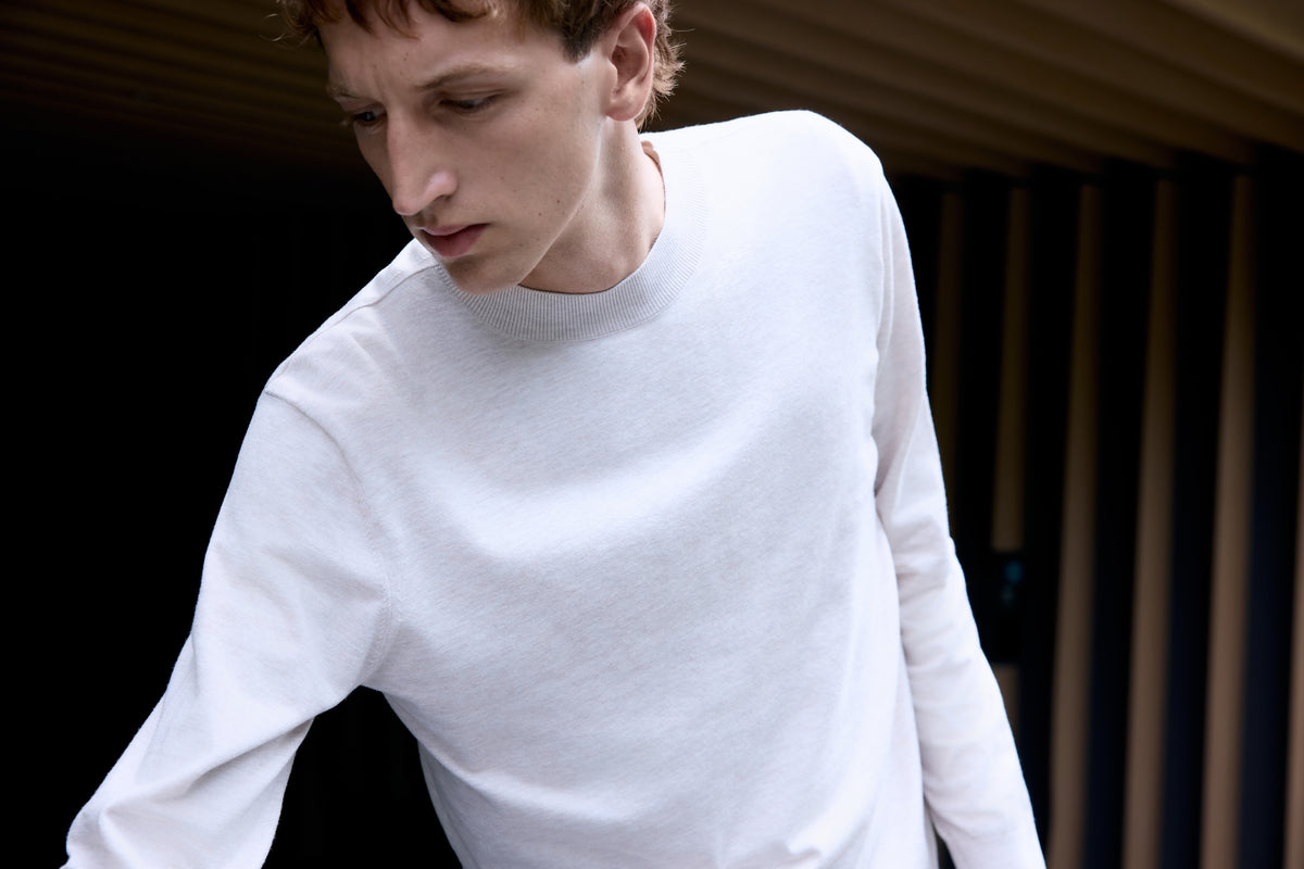 Art Mock-Neck Sweater
