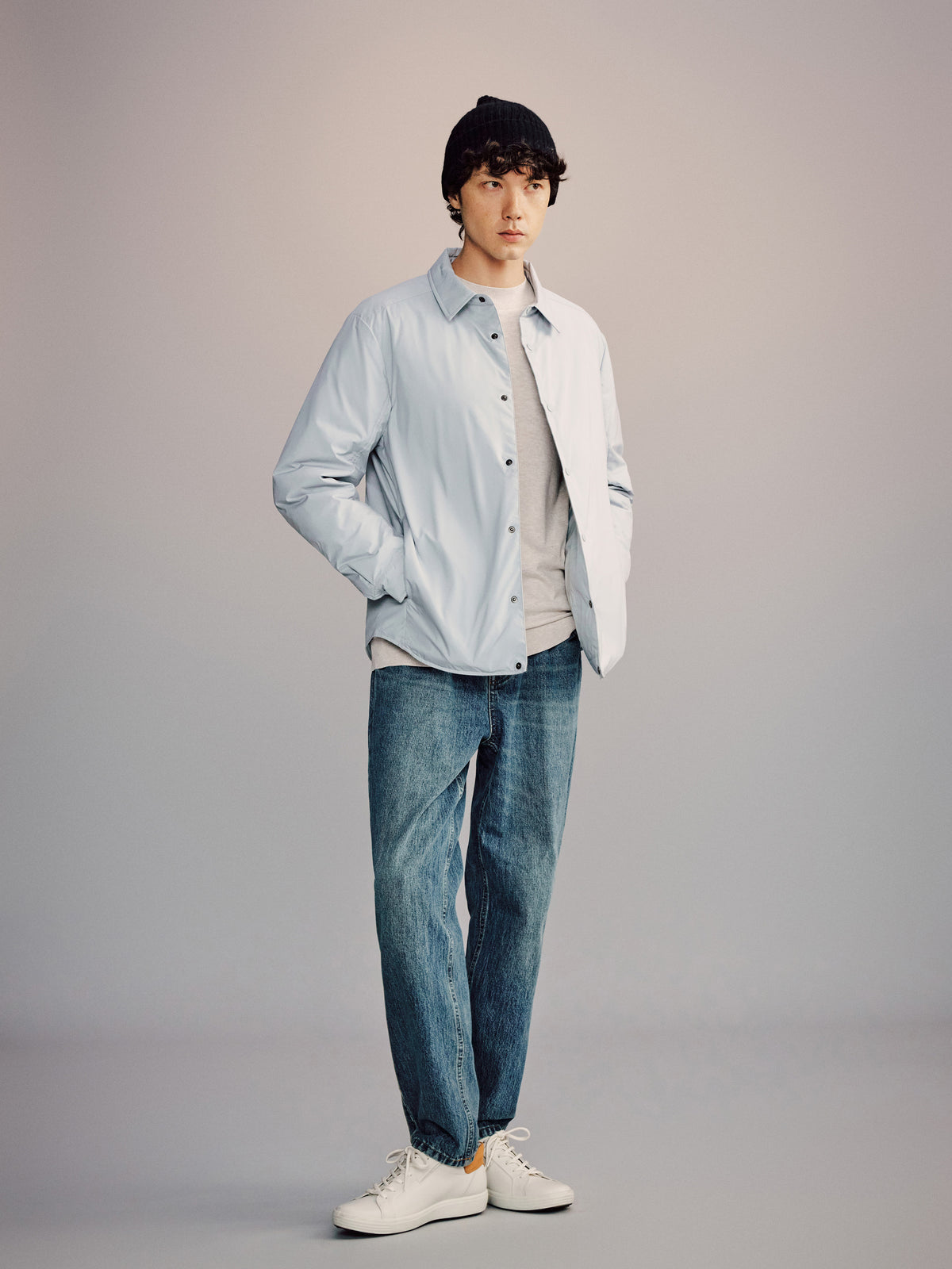 Art Mock-Neck Sweater