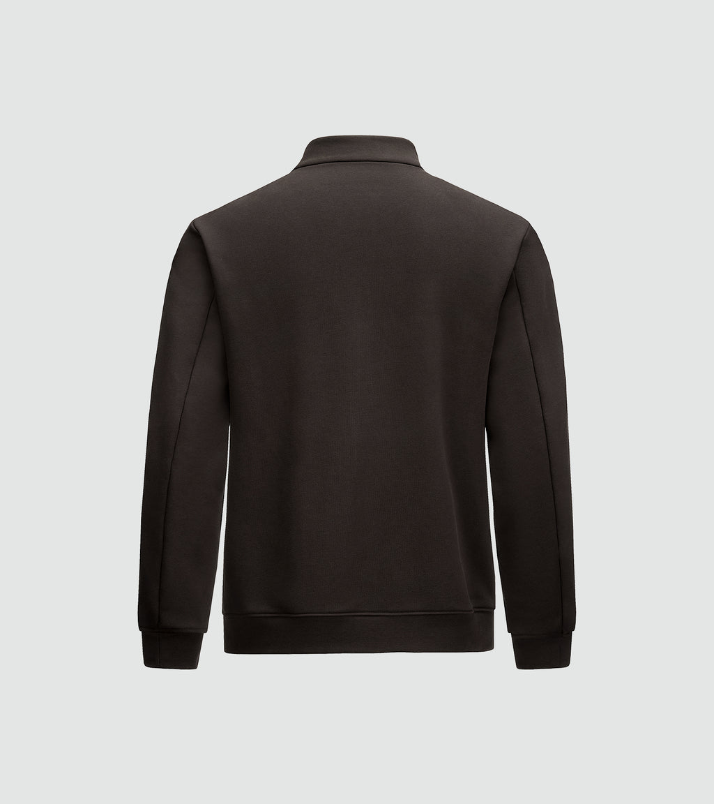 Art Stand-Collar Sweatshirt