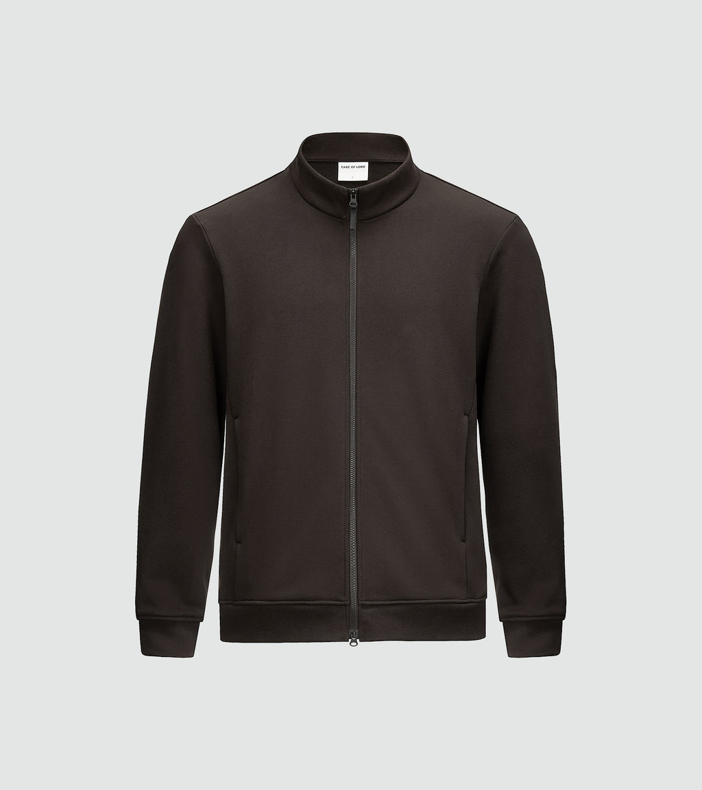 Art Stand-Collar Sweatshirt