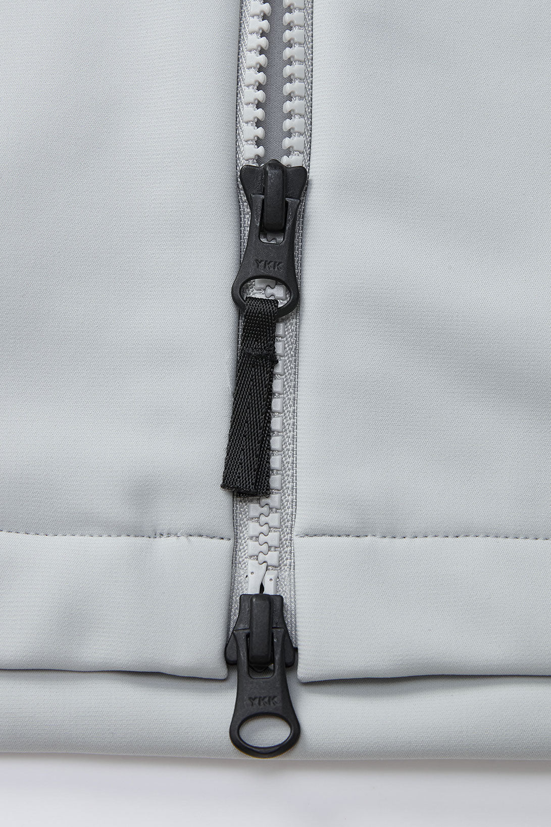 YKK® two-way zipper for easy movement and everyday versatility