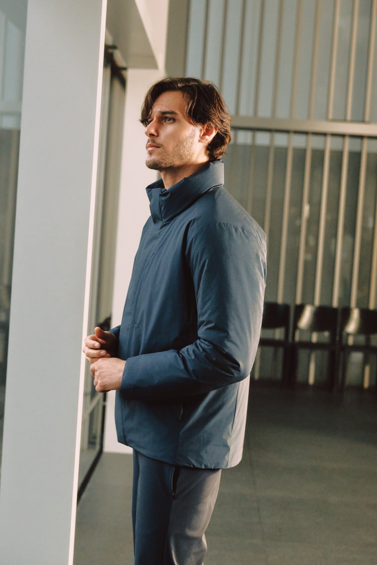 Prague Stand-Collar Goose Down Jacket