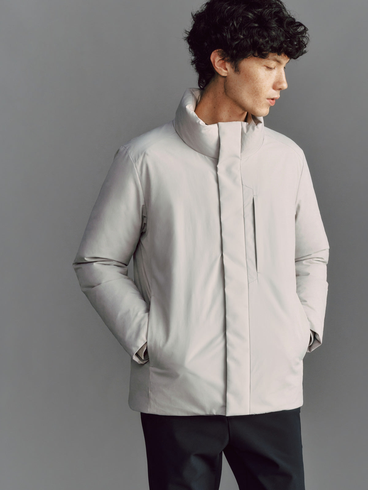 Prague Stand-Collar Goose Down Jacket